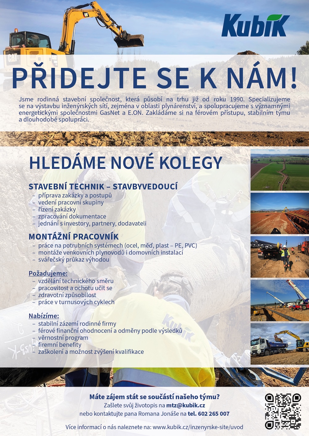 Hledáme nové kolegy
